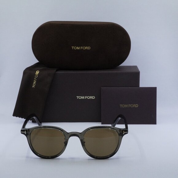 Tom Ford FT0977-D 20J Round Sunglasses - Grey/Roviex main image 4